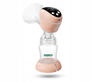 Neno Primo dvojfázová elektrická odsávačka mlieka, 150 ml, ružová